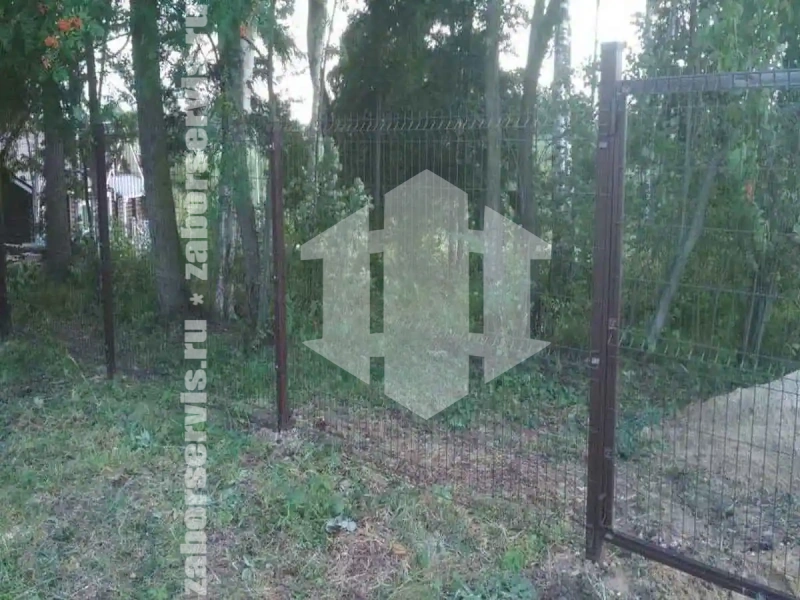 3D забор 86 метров коричневый 5мм