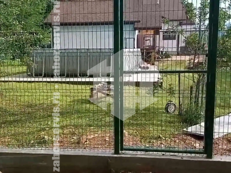 3D заборы на ленточном фундаменте 75 метров