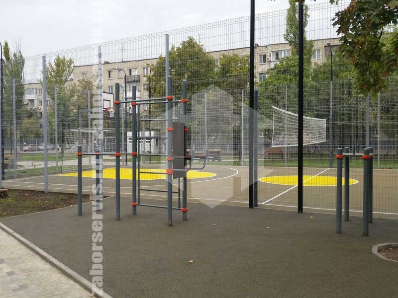 3D заборы для спортивной площадки 10 соток 3,5мм