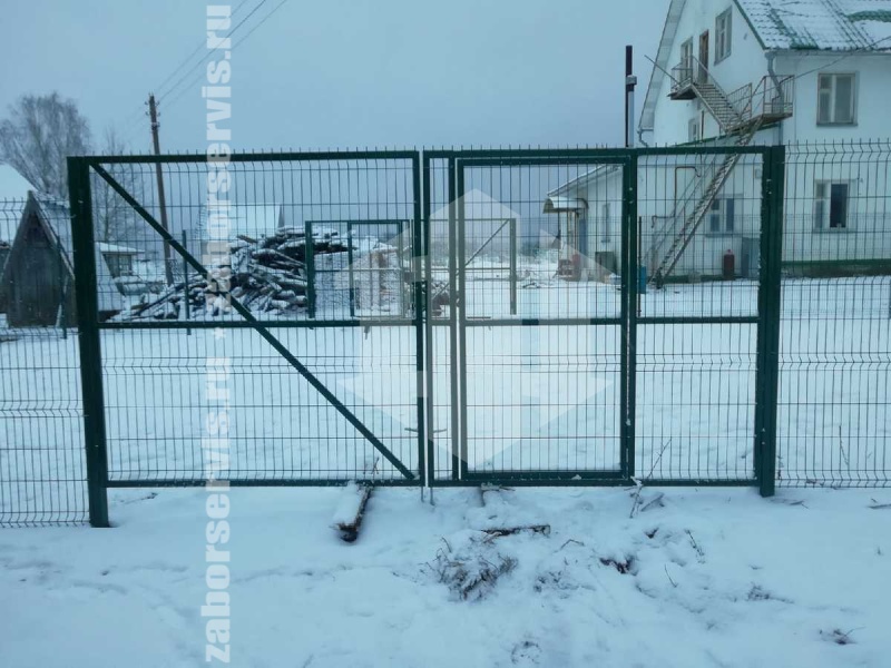 3D заборы для частного дома 200 метров 3,5мм