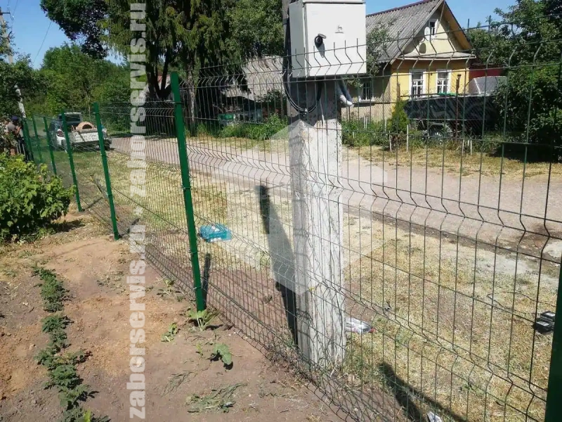 3D заборы для частного дома 86 метров 4 мм