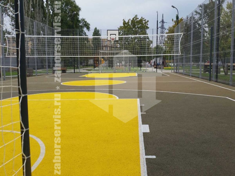 3D заборы для спортивной площадки 10 соток 3,5мм