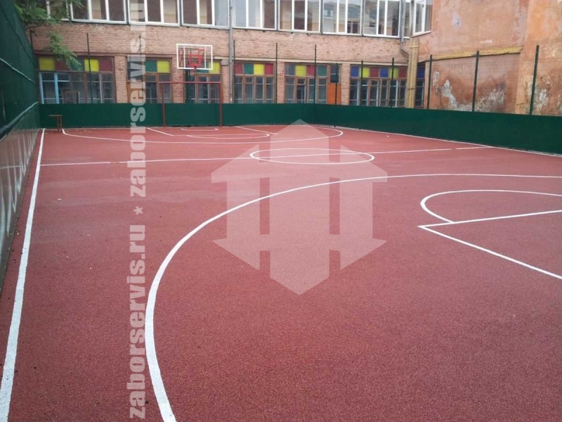 3D заборы зеленый для спортивной площадки 150 метров 4мм