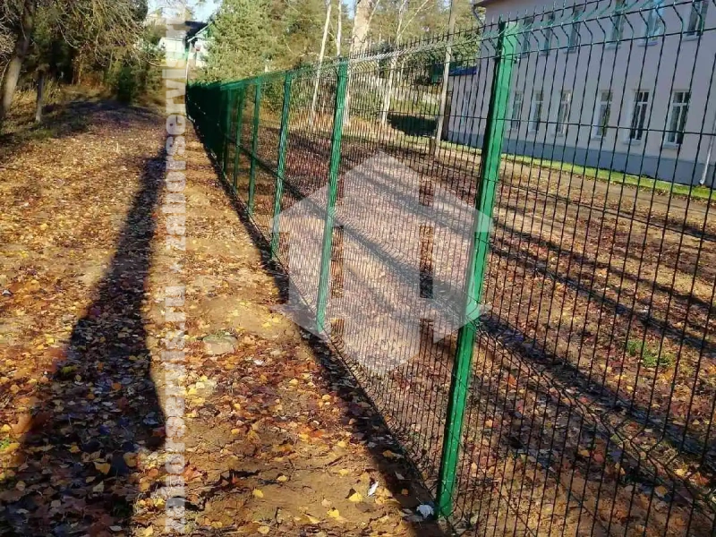 3D заборы для школы 140 метров высота 2,0м