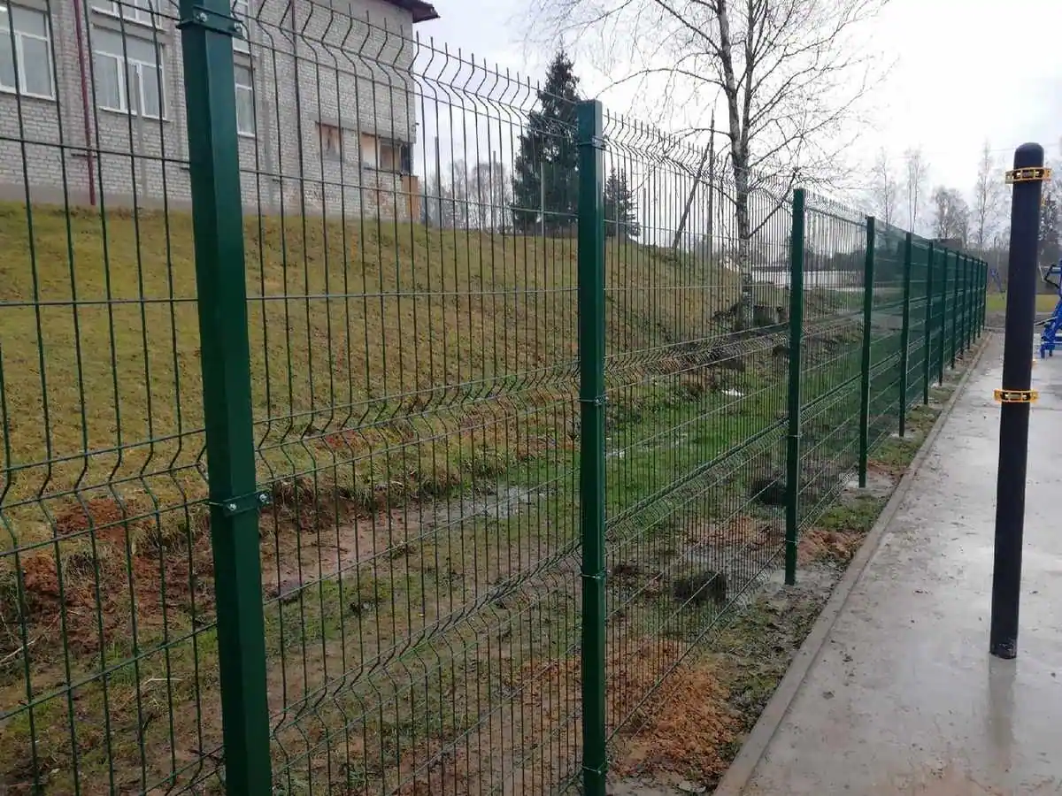Забор из сварной сетки 55 метров
