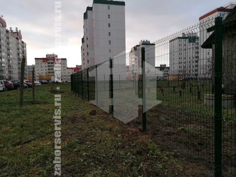 3D забор 126 метров 4мм пример 1