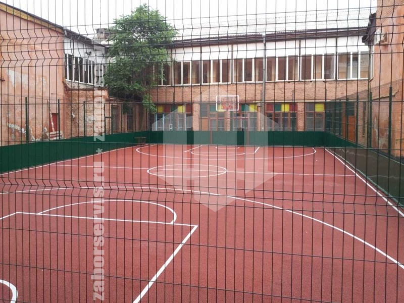 3D заборы зеленый для спортивной площадки 150 метров 4мм