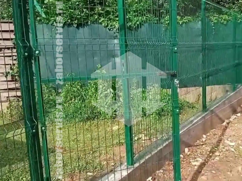 3D заборы на ленточном фундаменте 75 метров