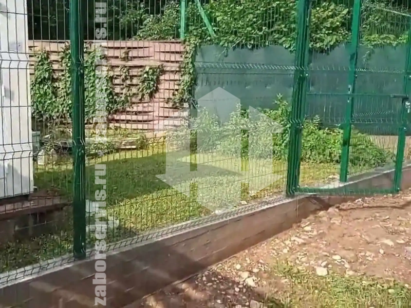 3D заборы на ленточном фундаменте 75 метров