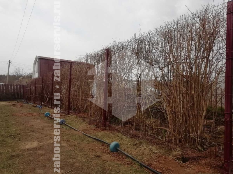 3D заборы для частного дома 80 метров 3,5мм