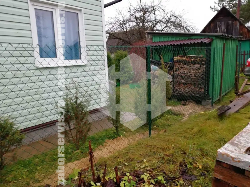 Забор из сетки рабицы с проволокой 39 метров